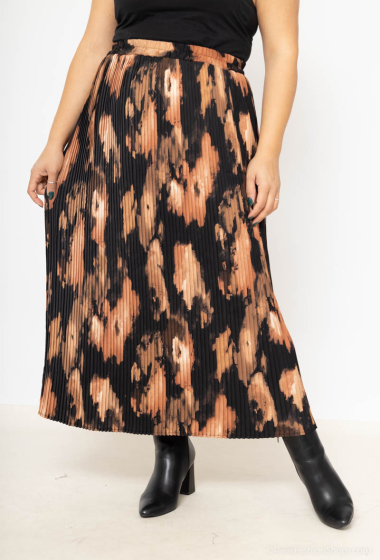 Großhändler Lilie Plus - Röcke mit Print in Übergröße
