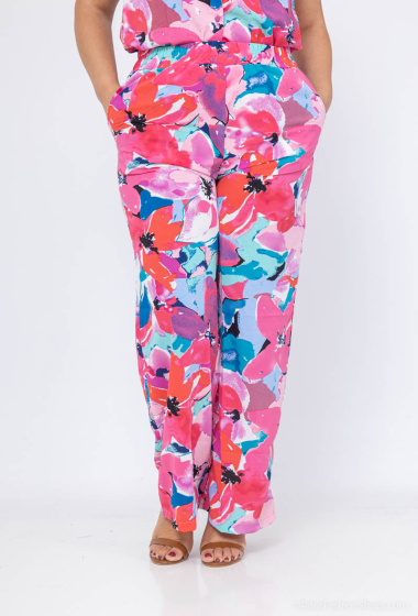 Wholesaler Lilie Plus - plus size printed pants