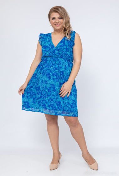 Wholesaler Lilie Plus - plus size printed short dress