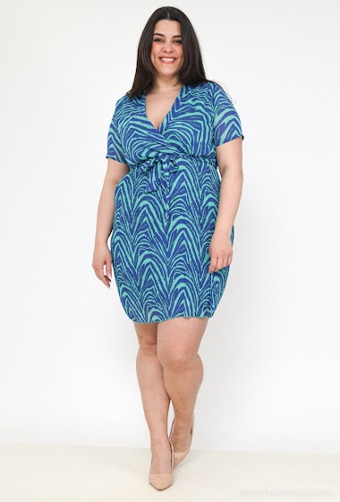 Wholesaler Lilie Plus - Printed dress big size