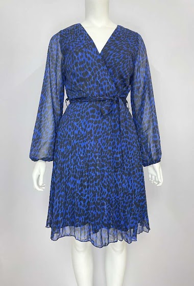 Wholesaler Lilie Plus - Short print dress big size