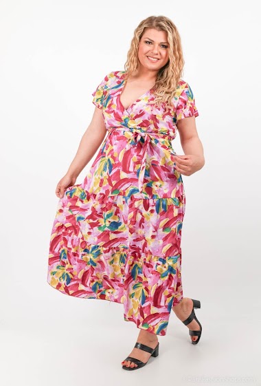 Mayoristas Lilie Plus - Printed dress big size