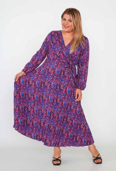 Wholesaler Lilie Plus - Plus Size Printed Maxi Dress