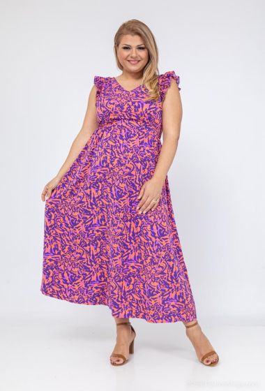 Wholesaler Lilie Plus - plus size printed long dresses