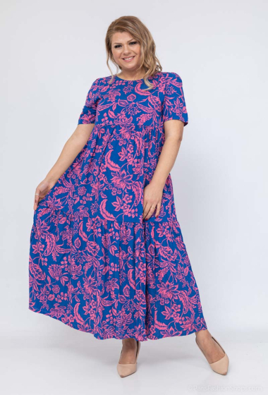 Wholesaler Lilie Plus - plus size printed long dresses