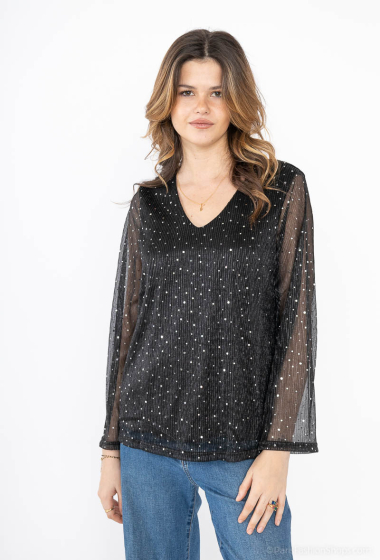 Wholesaler Lilie Rose - Pleated party blouse