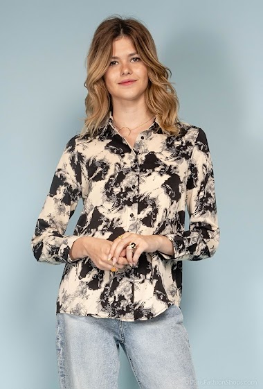 Wholesaler Lilie Rose - Abstract printed shirt