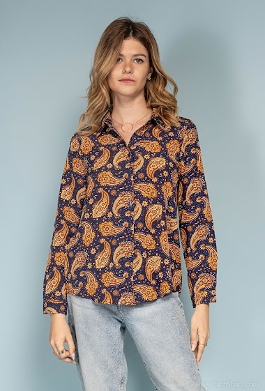 Wholesaler Lilie Rose - Paisley printed shirt