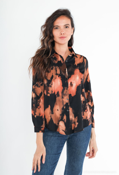 Wholesaler Lilie Rose - Unlined Printed Shirt