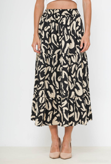 Wholesaler Lilie Rose - Abstract print skirt