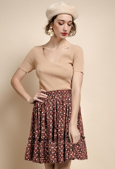 Wholesaler Lilie Rose - Printed skater skirt
