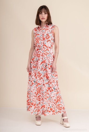 Wholesaler Lilie Rose - Dress with flower print