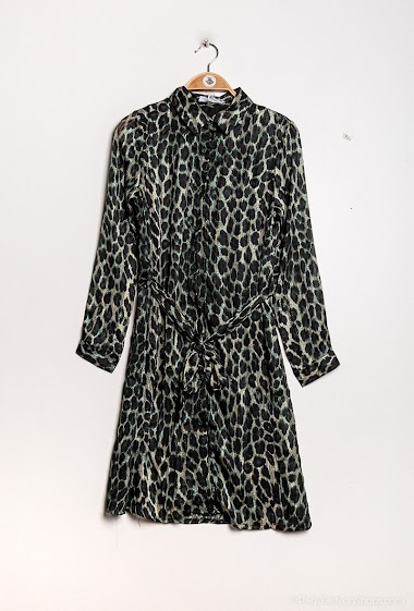 Wholesaler Lilie Rose - Leopard print dress