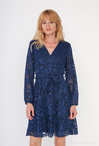 Wholesaler Lilie Rose - Plain wrap dress