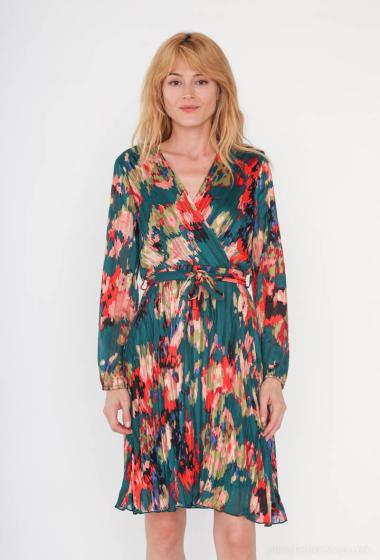 Wholesaler Lilie Rose - Graphic print wrap dress