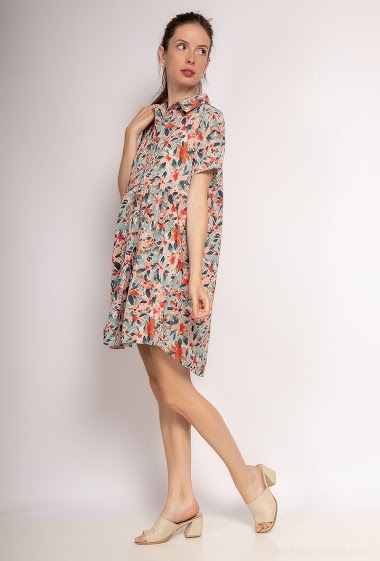Wholesaler Lilie Rose - Flower print dress