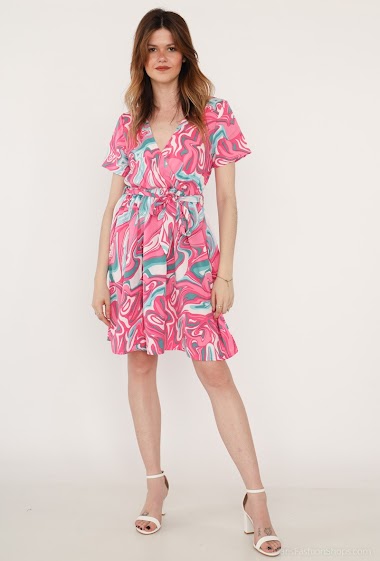 Wholesaler Lilie Rose - Short print dress