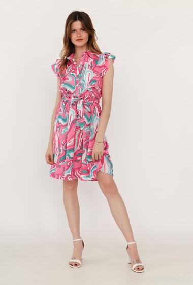 Wholesaler Lilie Rose - Short print dress