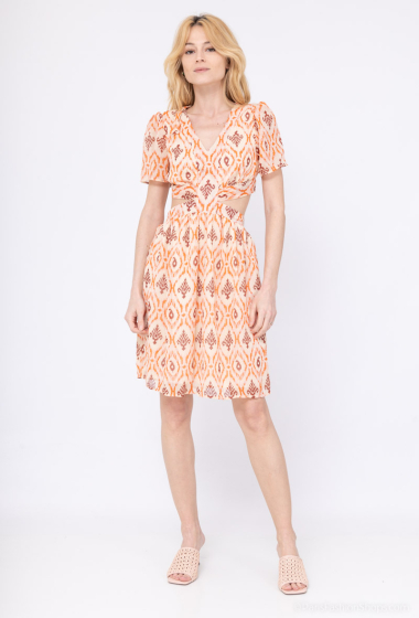 Wholesaler Lilie Rose - short printed dress