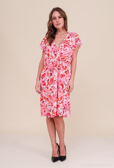 Wholesaler Lilie Rose - Flower printed dress