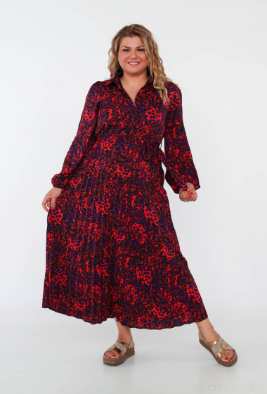 Wholesaler Lilie Plus - Robe longue à imprimé
