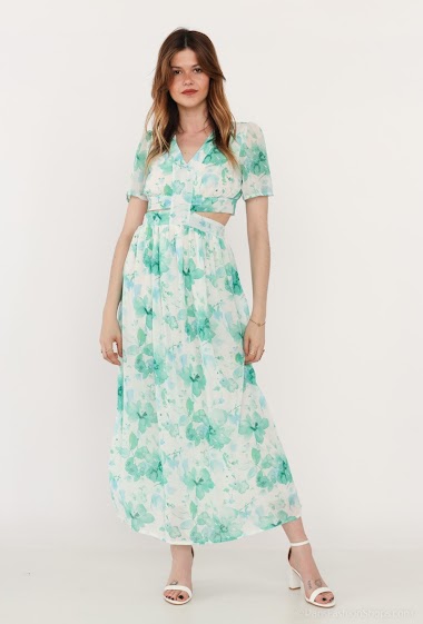 Wholesaler Lilie Rose - Long print dress