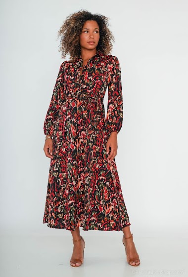Wholesaler Lilie Rose - Robe longue à imprimé