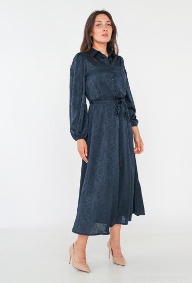 Wholesaler Lilie Rose - Robe longue avec un col chemise