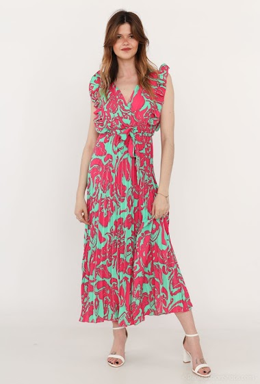 Wholesaler Lilie Rose - Long print dress