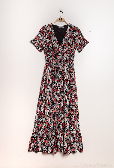 Wholesaler Lilie Rose - Wrap maxi dress