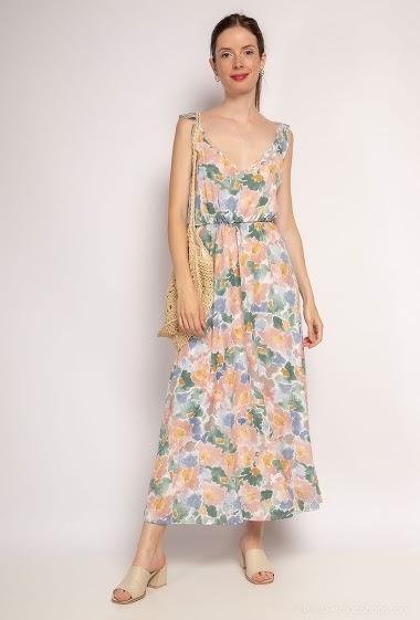 Wholesaler Lilie Rose - Maxi dress with open back