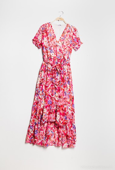Wholesaler Lilie Rose - Floral midi dress