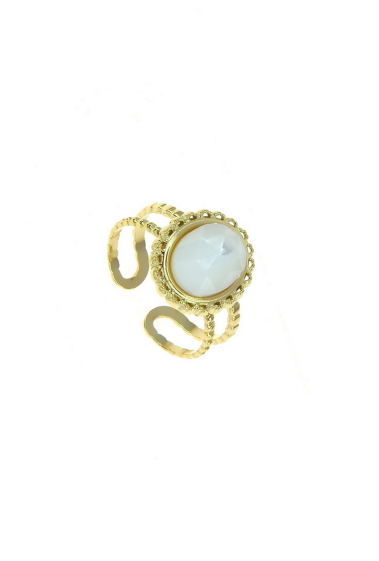 Wholesaler LILY CONTI - Ring-Stainless Steel-mother-of-pearl