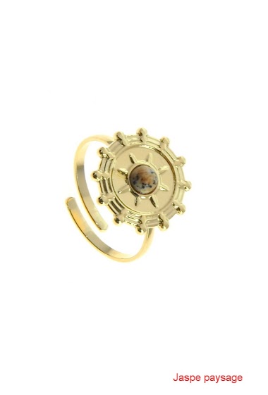 Mayorista LILY CONTI - Ring-Adjustable-Stainless Steel-stone