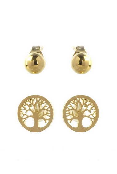 Wholesaler LILY CONTI - Earrings  Stainless Steel