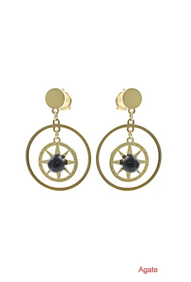 Mayorista LILY CONTI - Earrings  Stainless Steel-Stone