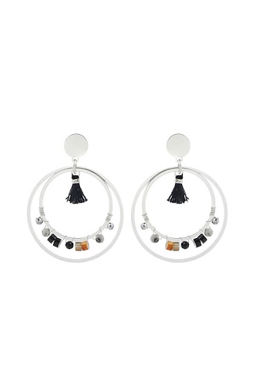 Wholesaler LILY CONTI - Earrings -Stainless Steel-stones