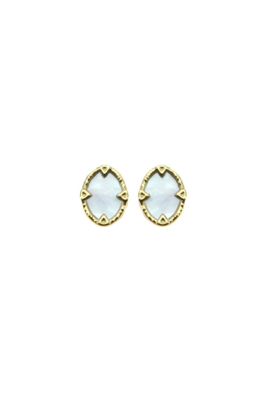 Wholesaler LILY CONTI - Earrings-mother-of-pearl-Stainless Steel