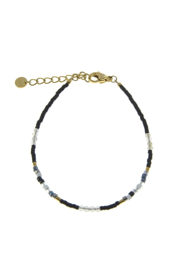 Grossiste LILY CONTI - Bracelet-Acier inoxydable-Perles