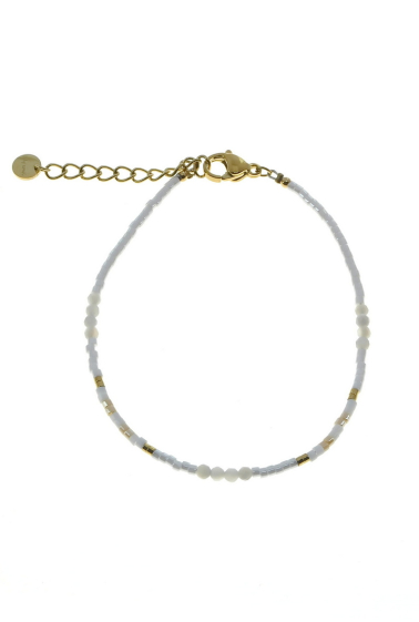 Grossiste LILY CONTI - Bracelet-Acier inoxydable-Perles