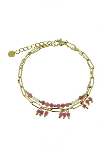 Wholesaler LILY CONTI - Bracelet Stainless steel-stones