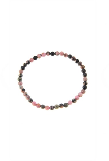 Wholesaler LILY CONTI - Bracelet-elastic-rhodonite stone