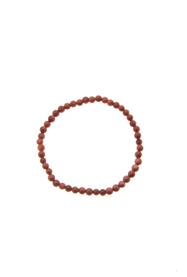 Wholesaler LILY CONTI - Bracelet-elastic-stone of gold sand