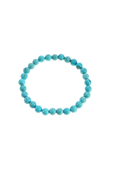 Mayorista LILY CONTI - Bracelet-elastic-turquoise stone