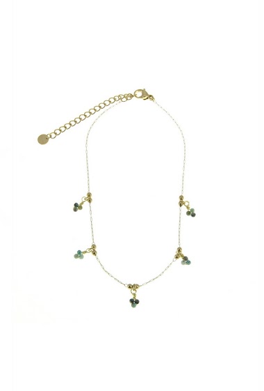 Mayorista LILY CONTI - Ankle Chain-Stainless Steel-Stones