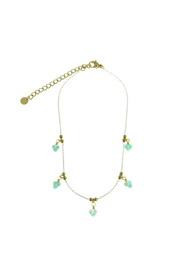 Mayorista LILY CONTI - Ankle Chain-Stainless Steel-Stones