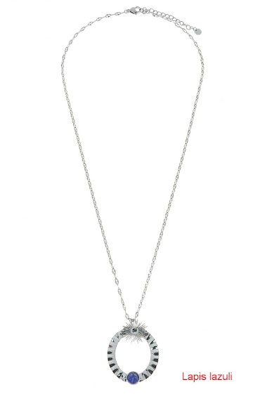 Wholesaler LILY CONTI - Necklace-stainless steel-Stone