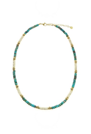 Wholesaler LILY CONTI - Necklace-stainless steel-Stones