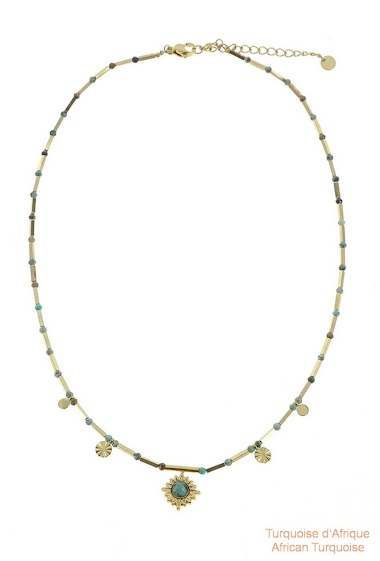 Großhändler LILY CONTI - Necklace-stainless steel-Stones