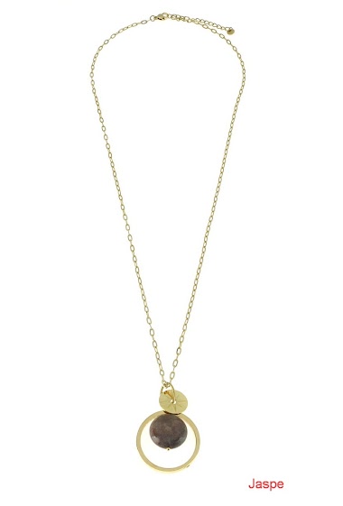 Mayorista LILY CONTI - Long necklace-stainless steel-stone